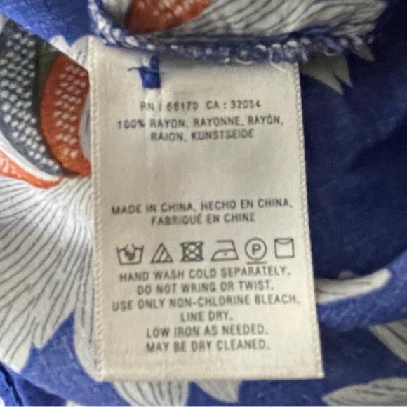 14 of 52 Anthropologie 10 blue floral blouse - Picture 7 of 8